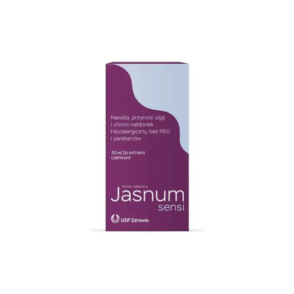 Jasnum Sensi nawilżający żel intymny 50 ml