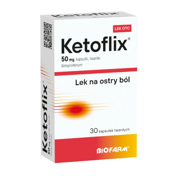 Ketoflix 50 mg, 30 kaps.