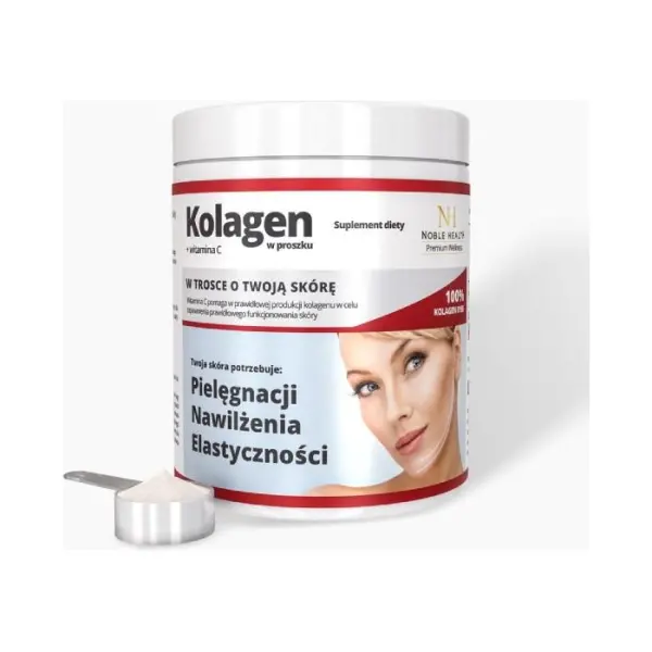 Kolagen rybi + witamina C w proszku proszek 100g
