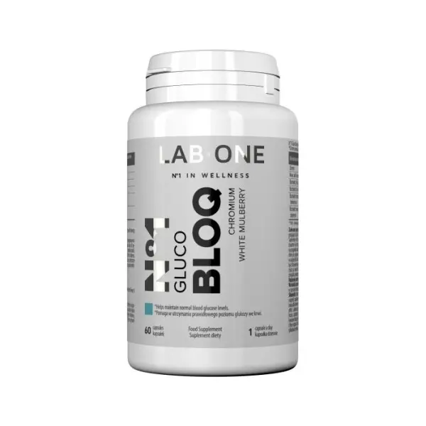 Lab One Gluco Bloq 60 kapsułek data ważności: 12.2024