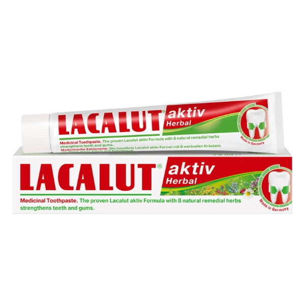 LACALUT Aktiv Herbal Pasta do zębów, 75 ml
