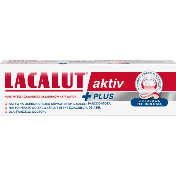 LACALUT Aktiv Plus Pasta do zębów, 75 ml