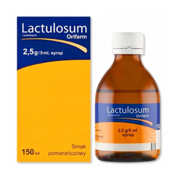 Lactulosum Orifarm syrop, 2,5 mg/5ml, 150 ml