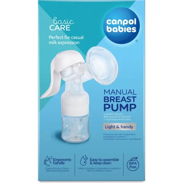 Laktator ręczny Basic Light CANPOL BABIES
