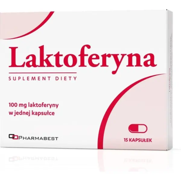 Laktoferyna kapsułek 100 mg 15 kapsułek
