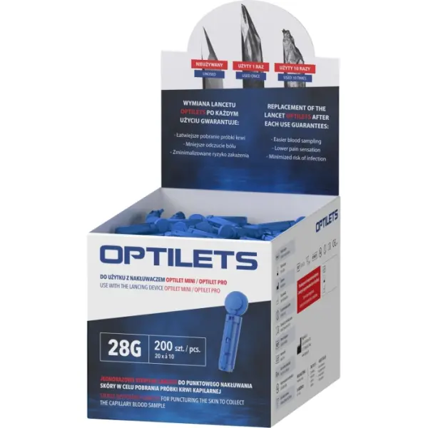 Lancety OPTILETS 200 sztuk