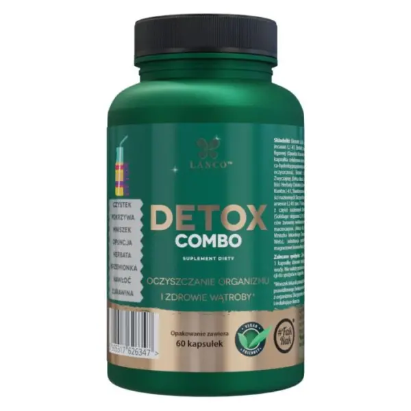LANCO NUTRITIONS Detox Combo, 60 kapsułek