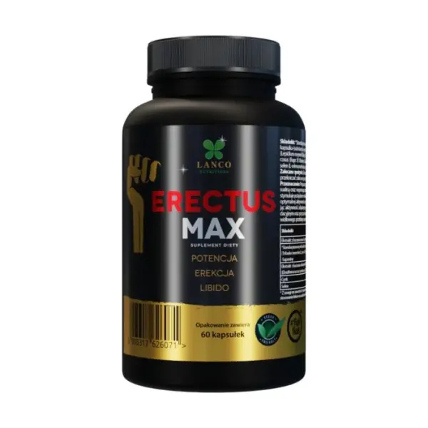 LANCO NUTRITIONS Erectus max, 60 kapsułek