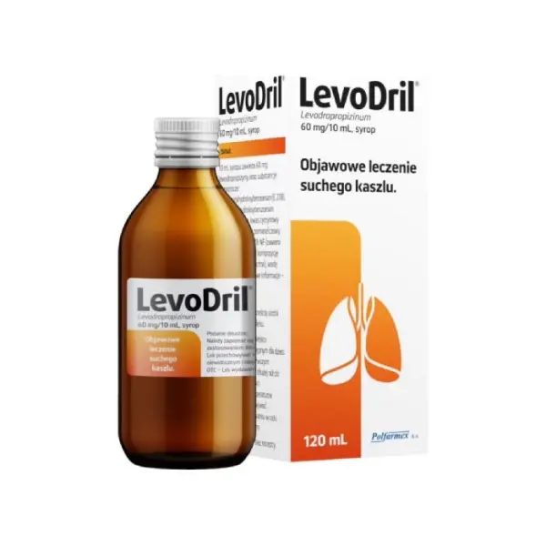 Levodril syrop 60 mg/10ml 120 ml
