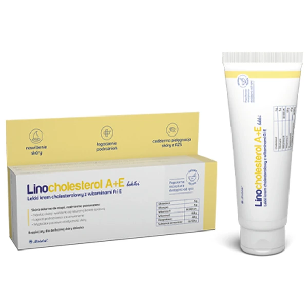 Linocholesterol A + E Krem cholesterolowy z witaminami A i E lekki, 80 g