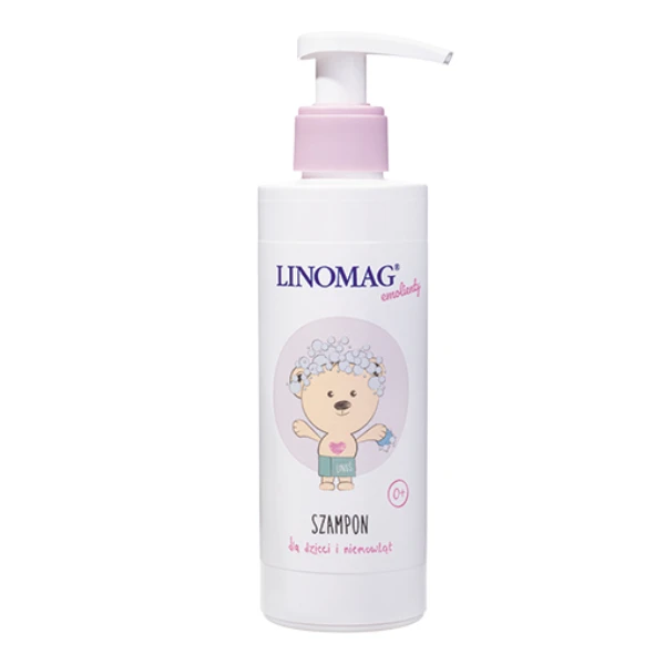 Linomag Szampon do mycia włosów dla niemowląt i dzieci, 200ml