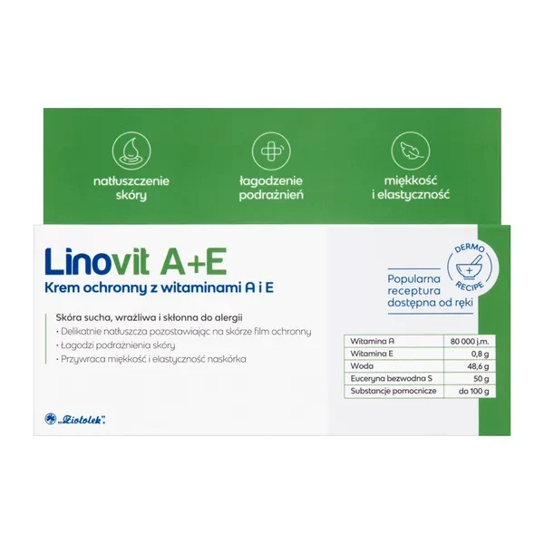 Linovit A + E Krem ochronny z witaminami A i E, 50 g
