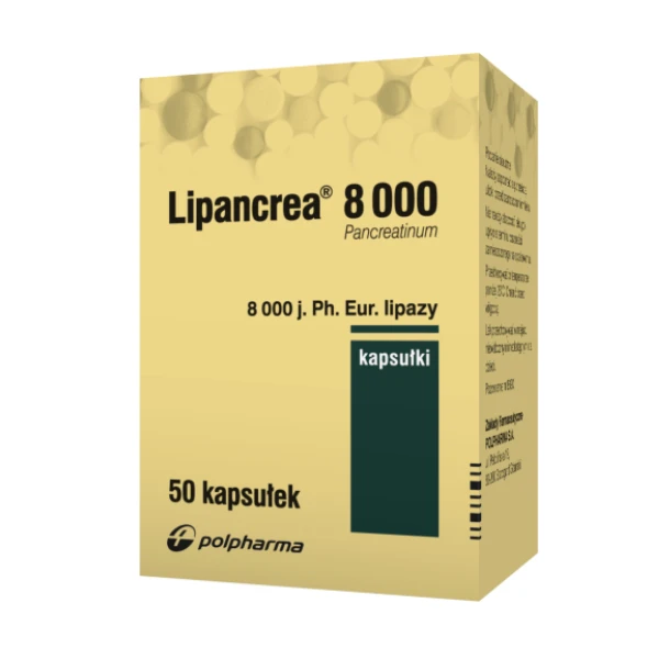 Lipancrea 8000, 50 kaps.
