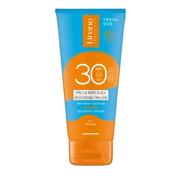 Lirene Emulsja nawilżająca SPF 30 travel size, 90 ml