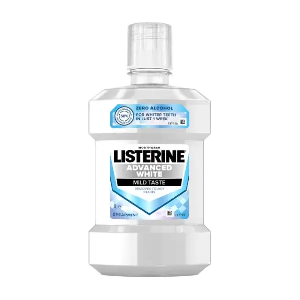 LISTERINE Advanced White Łagodny Smak, 1000 ml