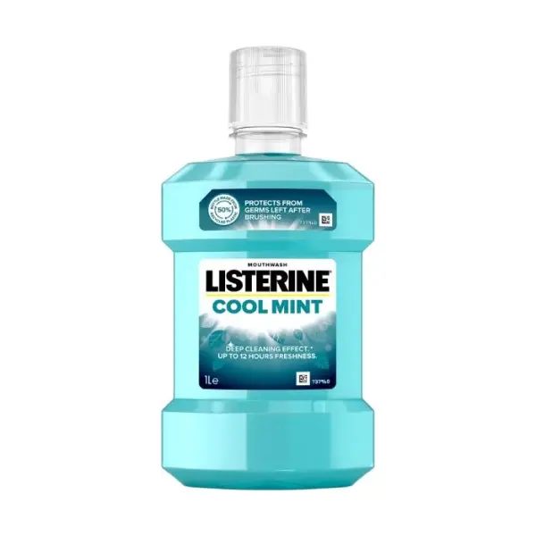LISTERINE Cool Mint płyn do płukania jamy ustnej, 1000 ml