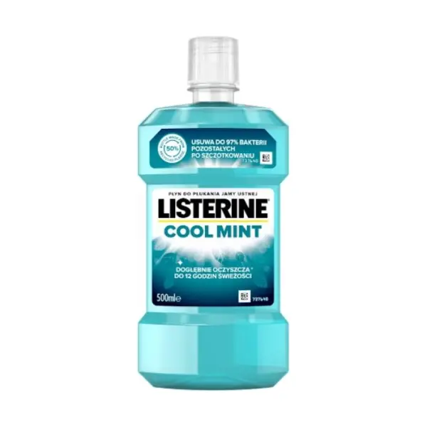 LISTERINE Cool Mint Płyn do płukania jamy ustnej, 500 ml