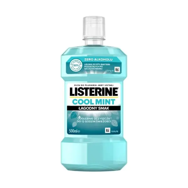 LISTERINE Cool Mint Płyn do płukania łagodny smak, 500 ml