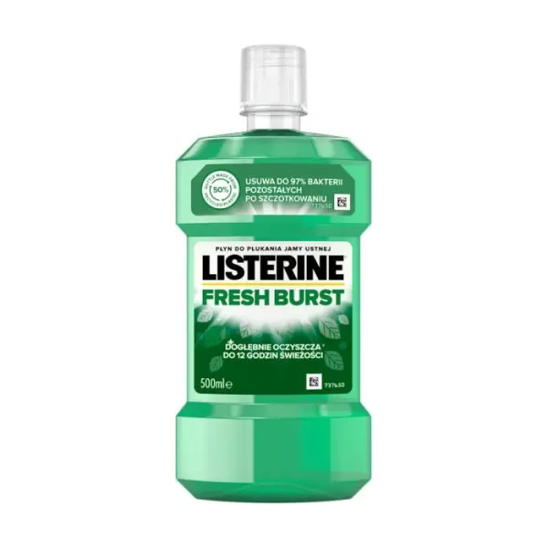 LISTERINE Fresh burst płyn do płukania jamy ustnej, 500 ml