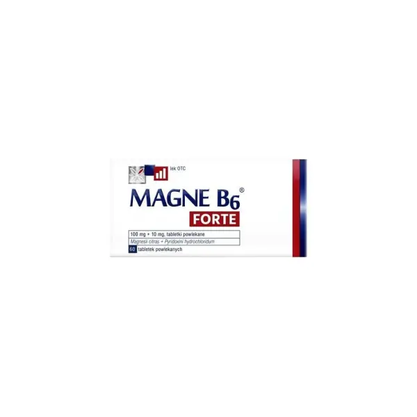 Magne B6 Forte 100mg + 10mg 60 tabletek