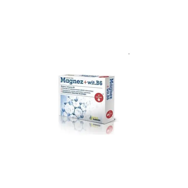 Magnez+witamina B6 0,1 g 60 tabletek