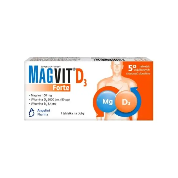 MAGVIT FORTE D3, na odporność, 50 tabletek