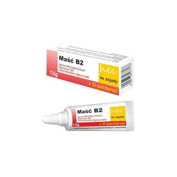 Maść B2 hec maść na zajady 7,5 g