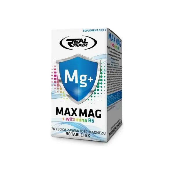 Max Mag+B6 90 tabletek