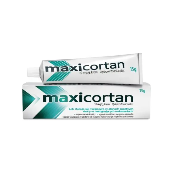 MAXICORTAN Krem 0,01 g/g, 15 g