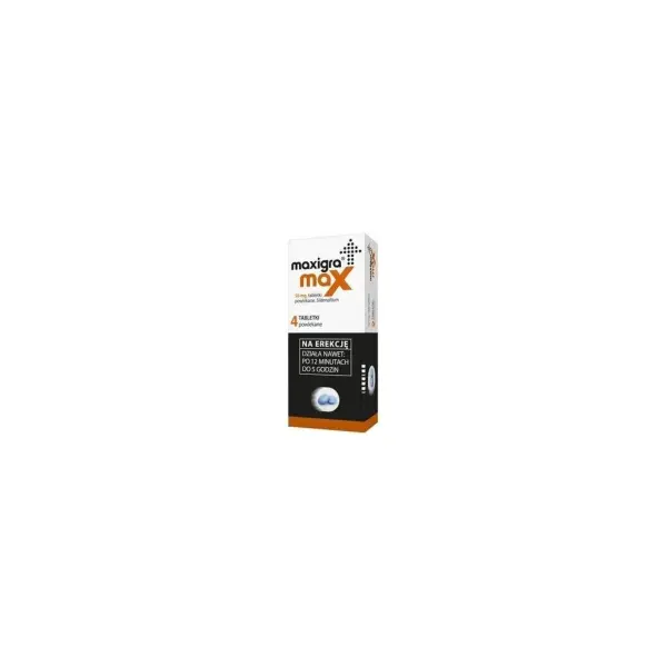 Maxigra Max 0,05 g 4 tabletki