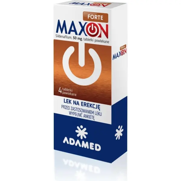 Maxon Forte 50 mg 4 tabletki
