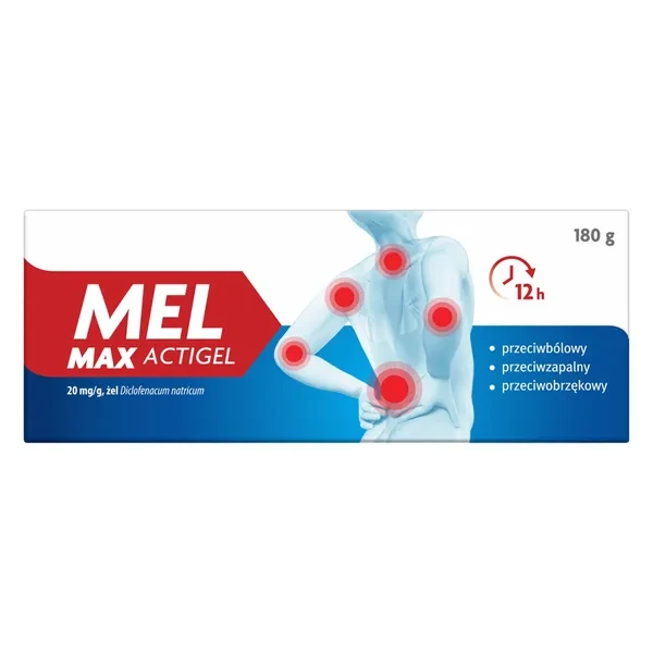 Mel Max Actigel 20 mg/g, 180 g