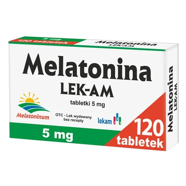 Melatonina Lek-Am 5 mg, 120 tabl.