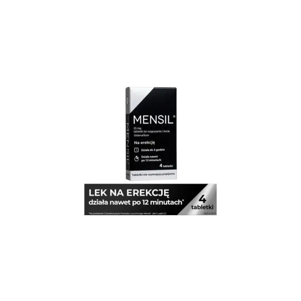 Mensil 25 mg 4 tabletki