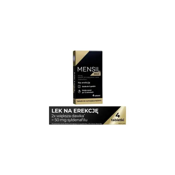 Mensil Max 50mg 4 tabletki