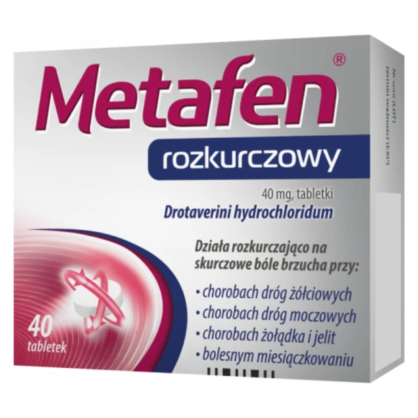 Metafen rozkurczowy 40mg, 40tabl.