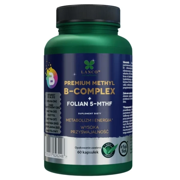 LANCO NUTRITIONS Methyl B-Complex, 60 kaps.