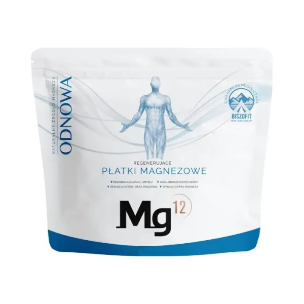 Mg12 Odnowa Płatki do kąpieli magnezowe, 1000 g