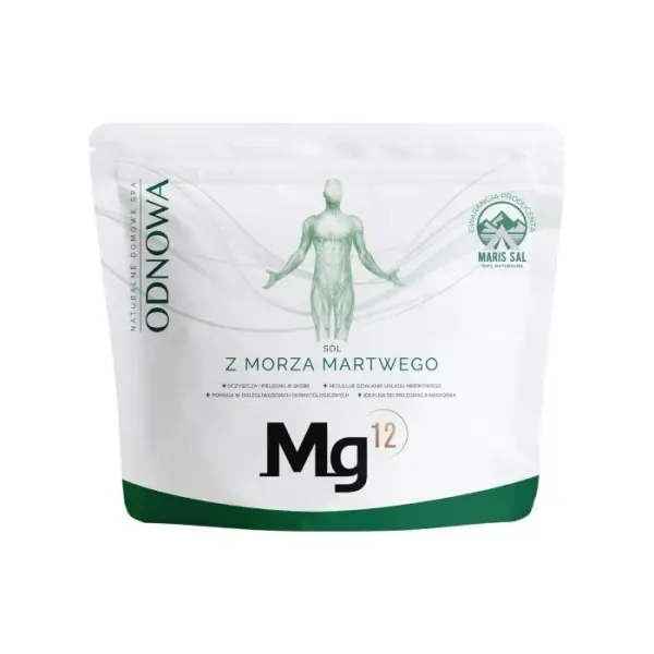 Mg12 Odnowa Sól z Morza Martwego, 4000 g