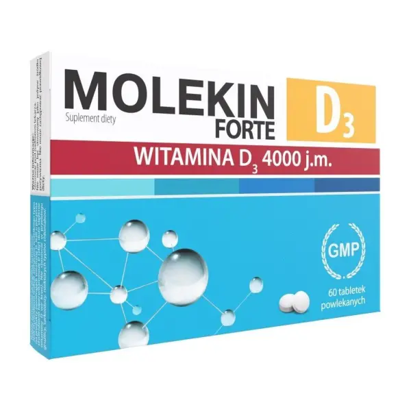 Molekin D3 Forte witamina D 4000 j. 60 tabletek