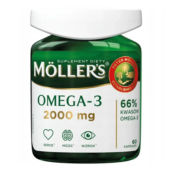 Moller's Omega-3 2000 mg, 60 kaps.