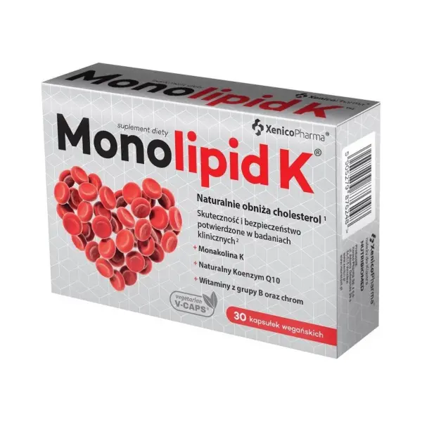 Monolipid K 30 kapsułek wegańskich