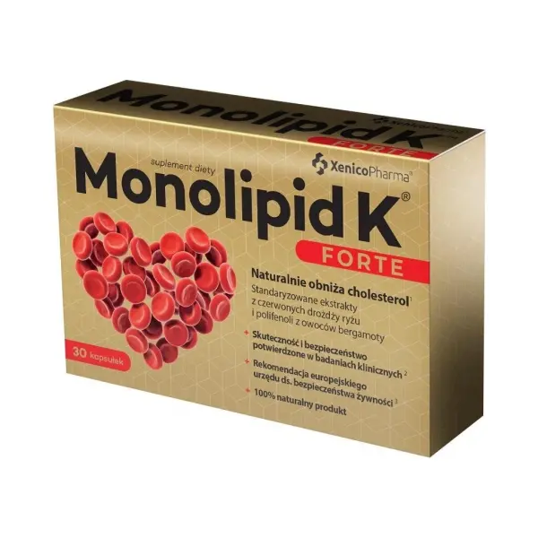 Monolipid K Forte 30 kapsułek wegańskich