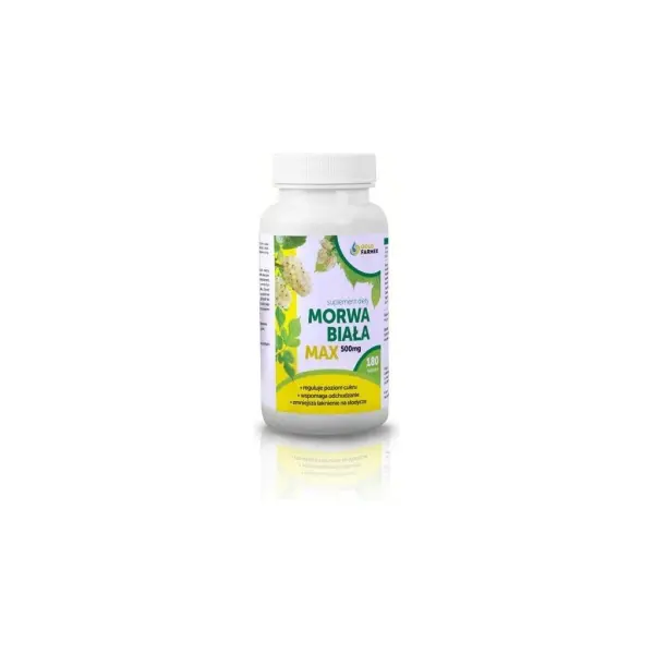 Morwa biała Max tabl. 0,5 g 180 tabletek