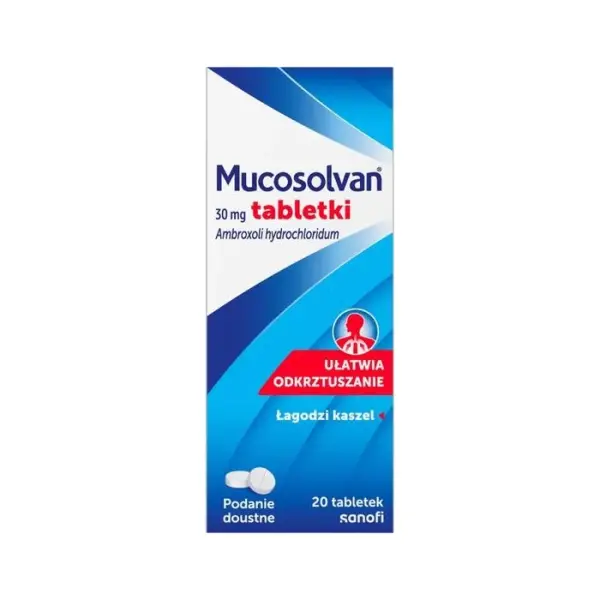 Mucosolvan 30mg, 20 tabletek