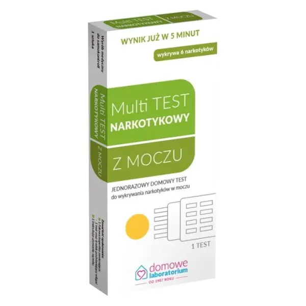 Multi Test do wykrywania narkotyków w moczu 1 test