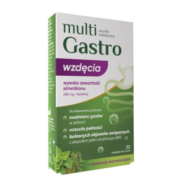 Multigastro Wzdęcia, 20tabl.