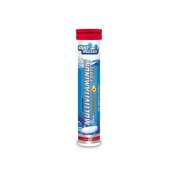 Multivitaminum Forte Optimusss 20tabletek musujących