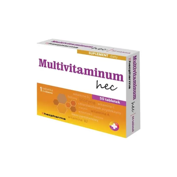 Multivitaminum Hec tabl. 50 tabl.