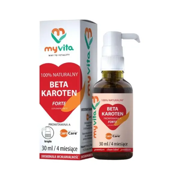 MYVITA Beta Karoten forte krople, 30 ml